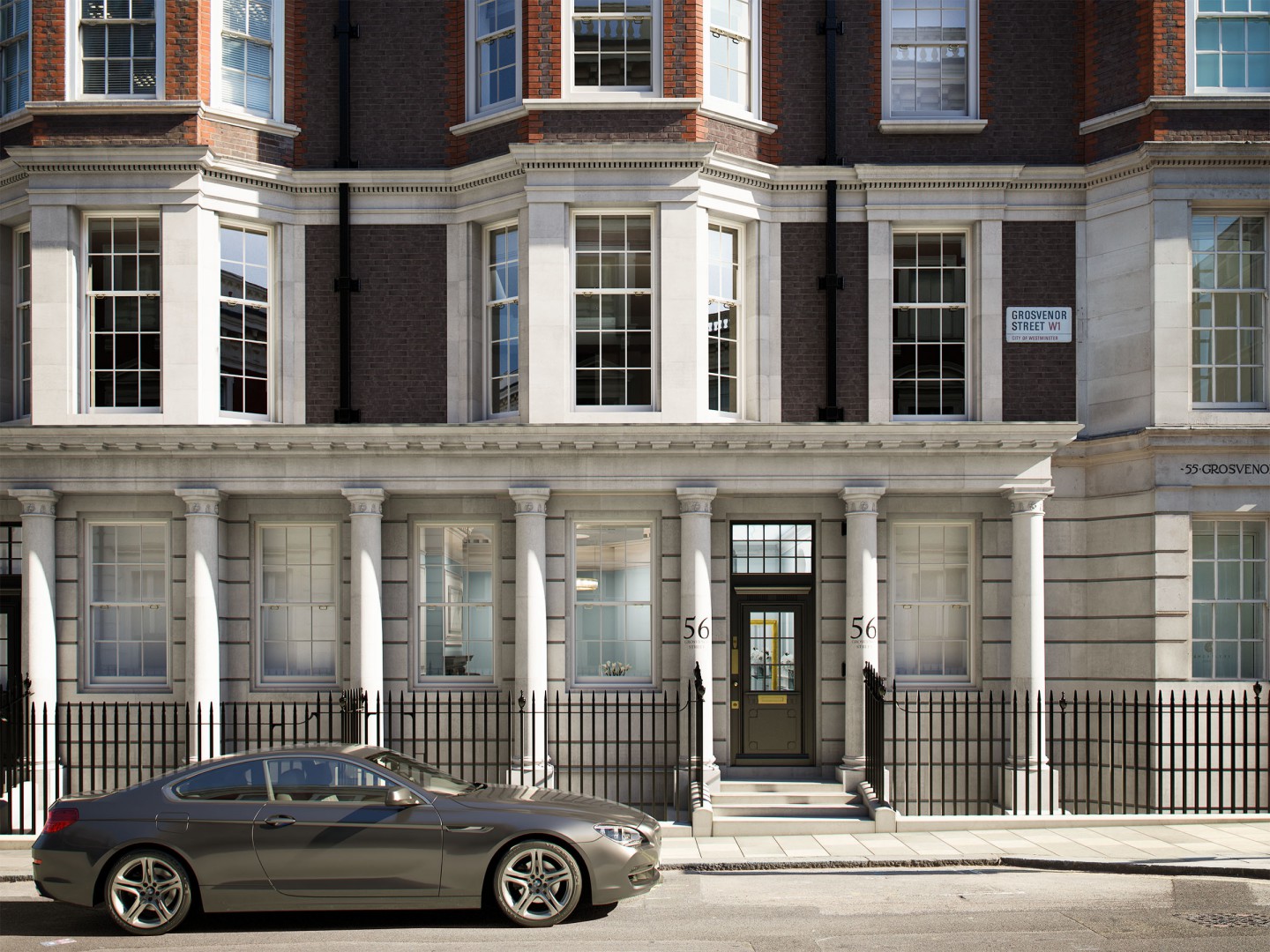 56 Grosvenor Street, Photomontage (Render)